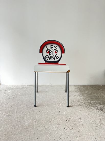 lesbian - second-hand chair customized by...