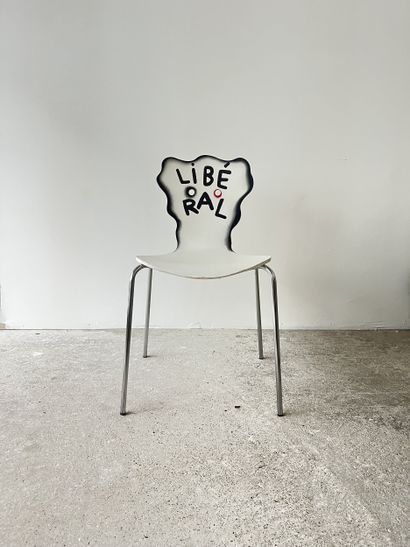 liberal - second-hand chair customized by...