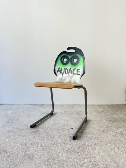 audace - second-hand chair customized by...