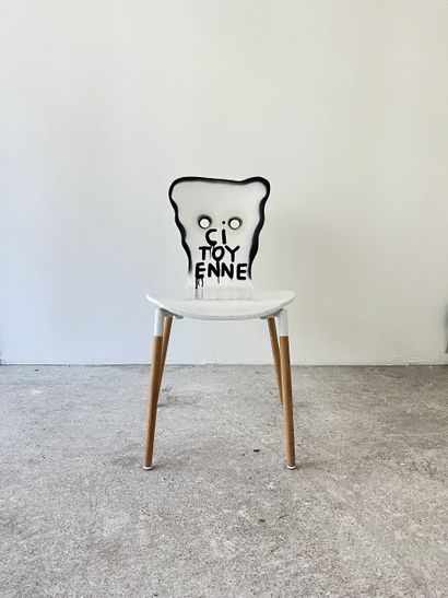 citoyenne - second-hand chair customized...