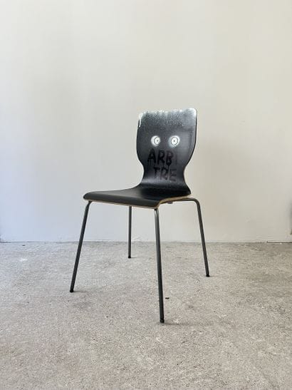referee - second-hand chair customized by...