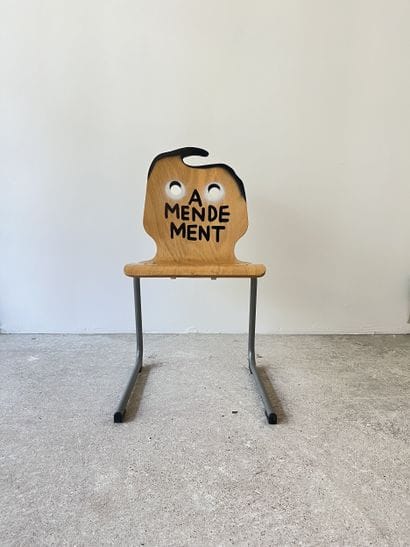 amendement - second-hand chair customized...