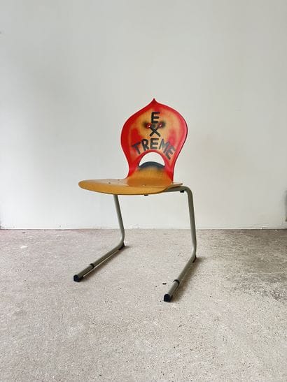 extrême - second-hand chair customized by...