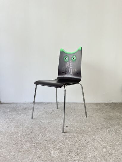 networks - second-hand chair customized by...
