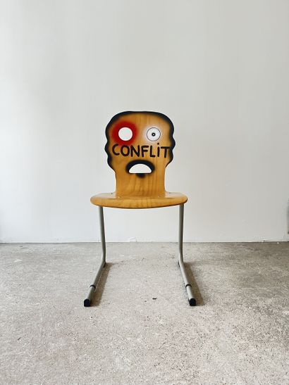 conflicts - second-hand chair customized...