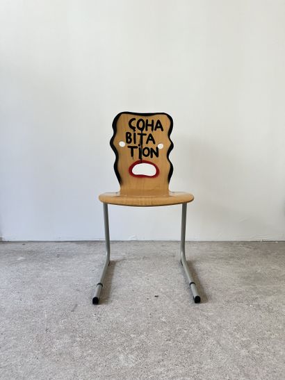 cohabitation - second-hand chair customized...