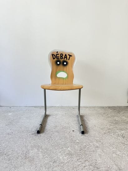 debate - second-hand chair customized by...