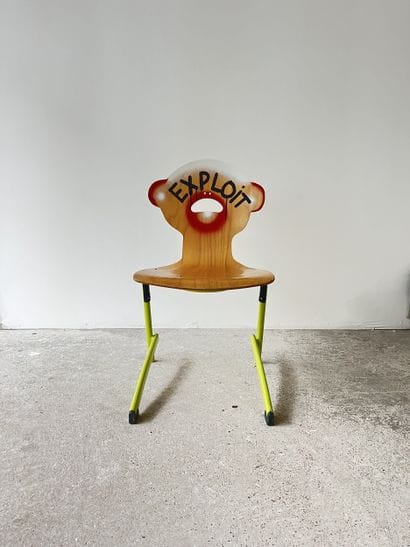 exploit - second-hand chair customized by...