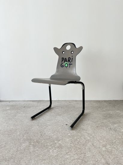 parigot - second-hand chair customized by...