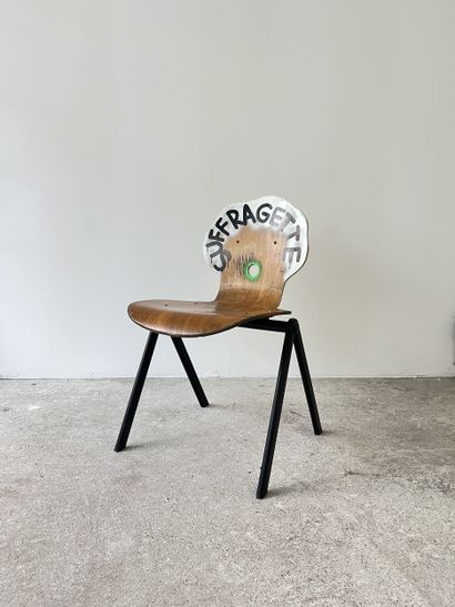 suffragette - second-hand chair customized...