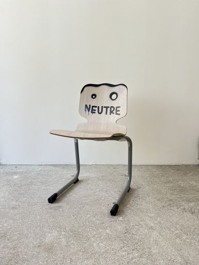 neutre - second-hand chair customized by...