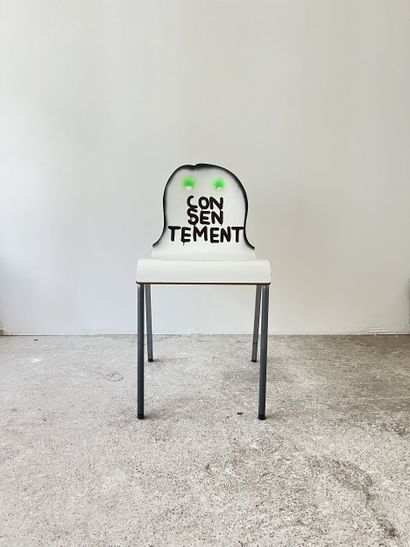 consent - second-hand chair customized by...
