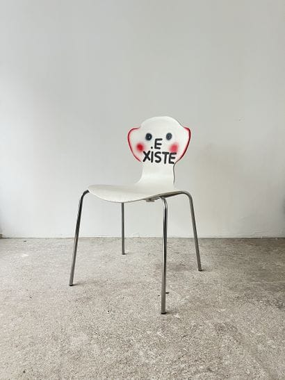 exists - second-hand chair customized by...