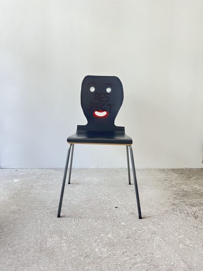 respect - second-hand chair customized by...