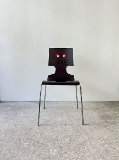 tax - second-hand chair customized by cutting...