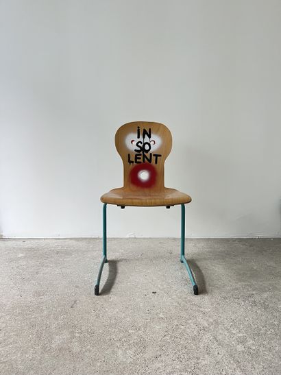 insolent - second-hand chair customized by...