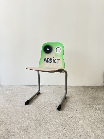 addict - second-hand chair customized by...