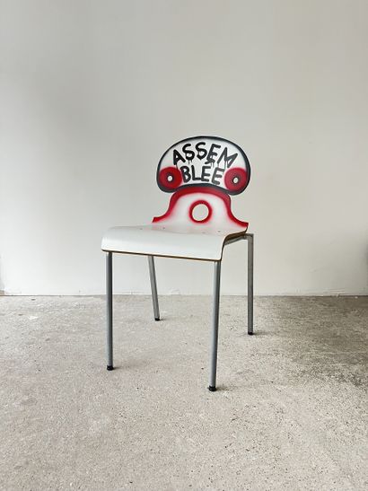 assembled - second-hand chair customized...