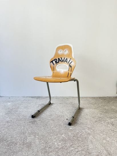 travail - second-hand chair customized by...