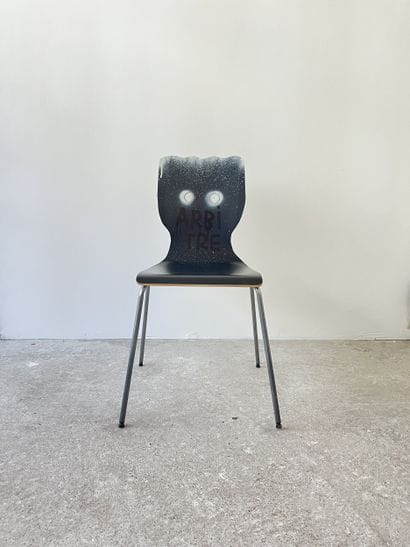 referee - second-hand chair customized by...
