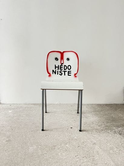 hédoniste - second-hand chair customized...