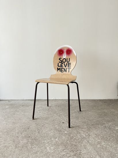 soulèvement - second-hand chair customized...