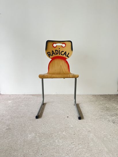 radical - second-hand chair customized by...