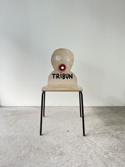 tribun - second-hand chair customized by...