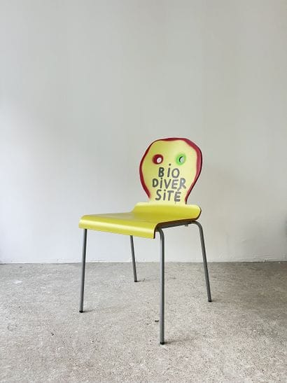 biodiversité - chaise d'occasion customisée...