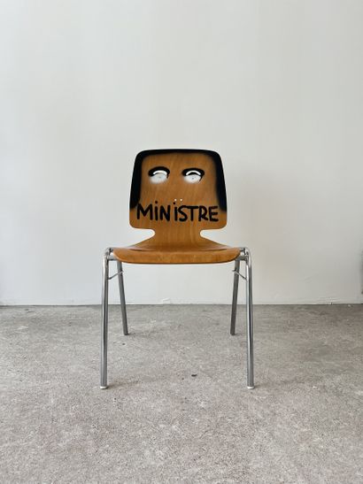 ministre - second-hand chair customized by...