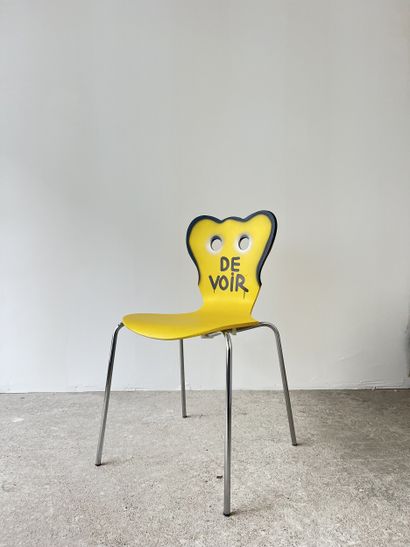 duty - second-hand chair customized by cutting...