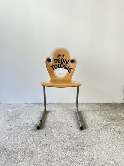 deontology - second-hand chair customized...