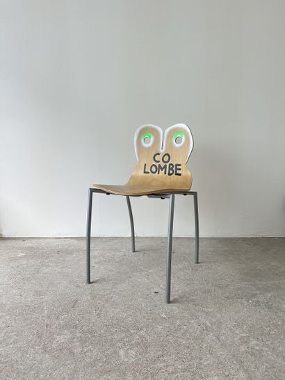 colombe - second-hand chair customized by...