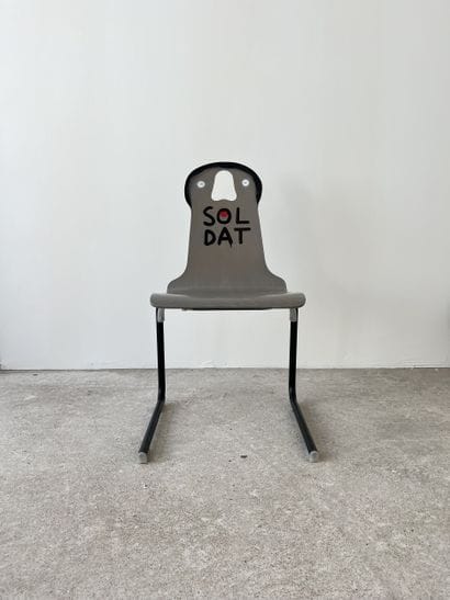 soldat - second-hand chair customized by...