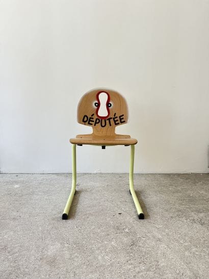 Députée - second-hand chair customized by...