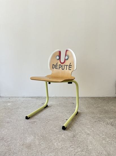 député - second-hand chair customized by...