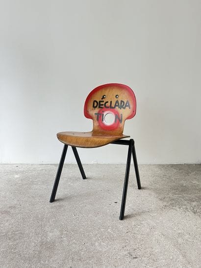 statement - second-hand chair customized...