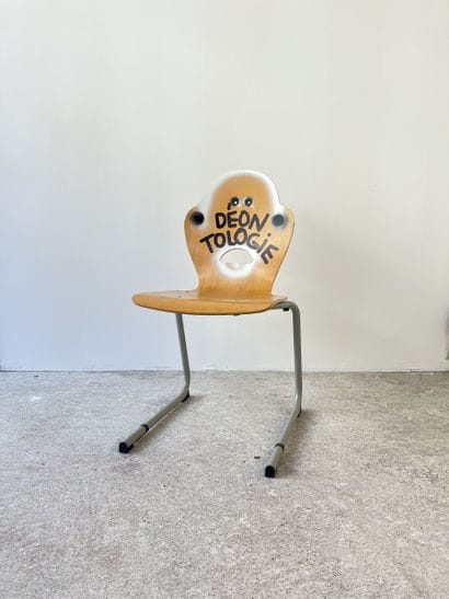 deontology - second-hand chair customized...