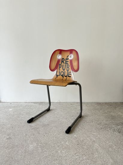 république - second-hand chair customized...