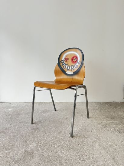 insurgé - second-hand chair customized by...