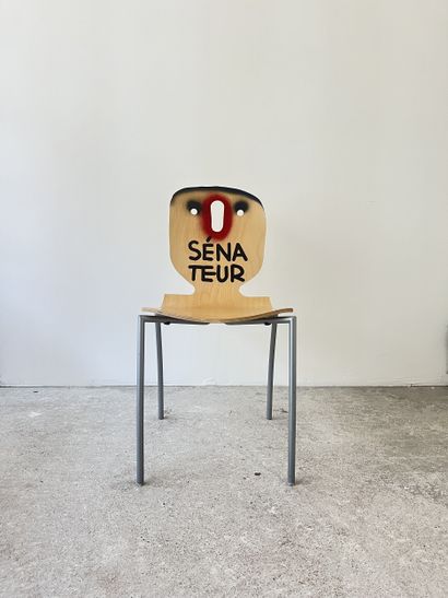 sénateur - second-hand chair customized by...