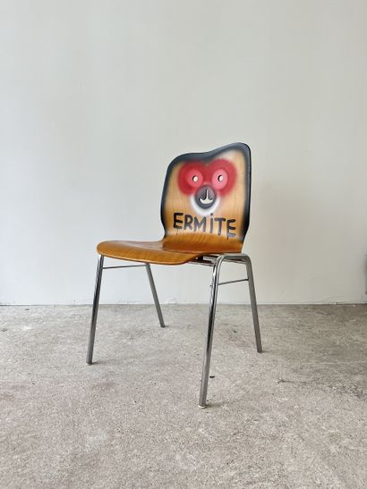 ermite - second-hand chair customized by...