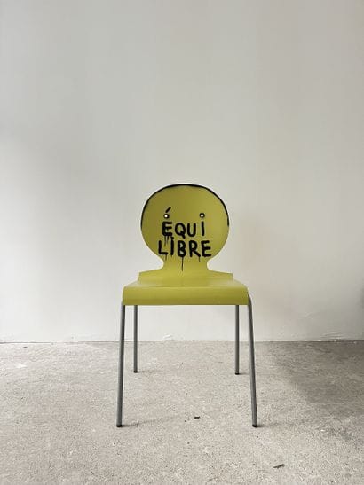 équilibre - second-hand chair customized...