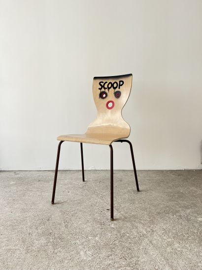 scoop - second-hand chair customized by cutting...