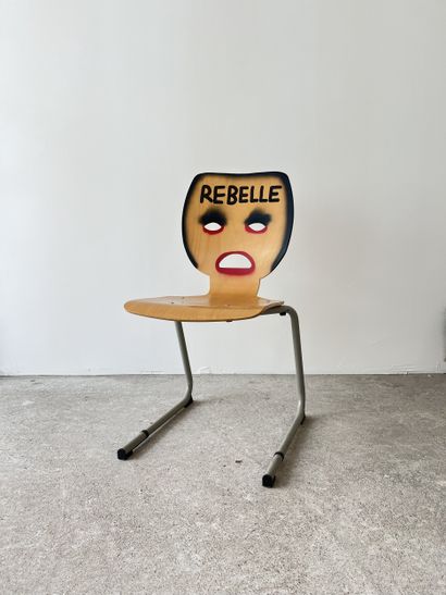 rebelle - second-hand chair customized by...