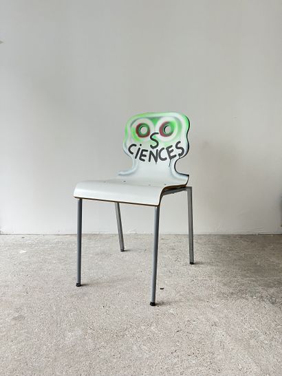 sciences - second-hand chair customized by...