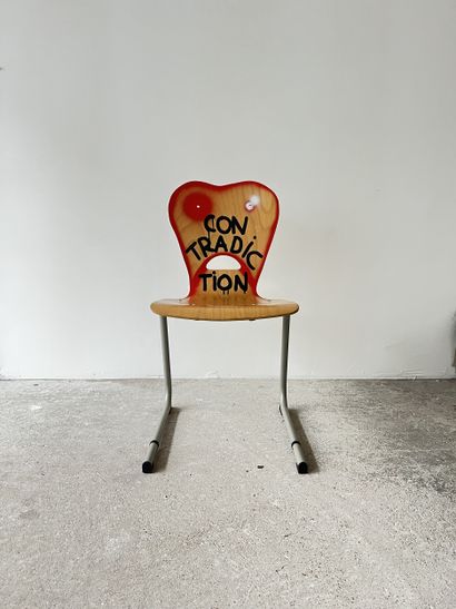 contradiction - second-hand chair customized...
