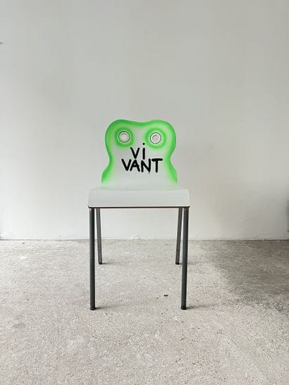vivant - chaise d'occasion customisée par...