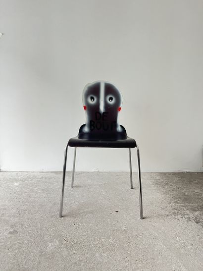 debout - second-hand chair customized by...