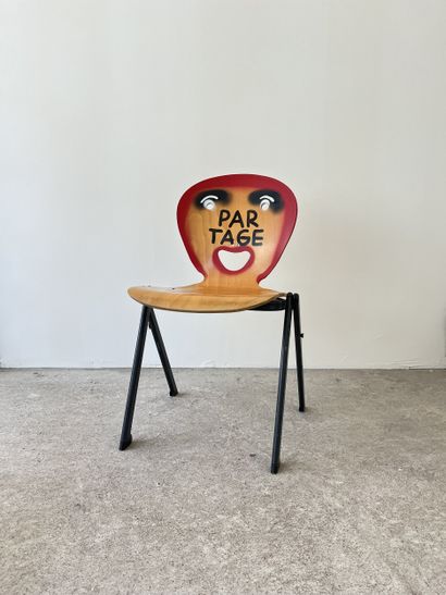sharing - second-hand chair customized by...